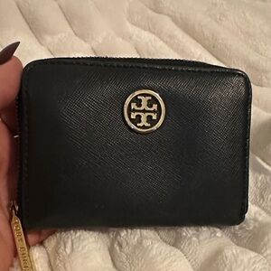 Tory Burch Black Leather Wallet